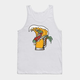 beer wave Tank Top